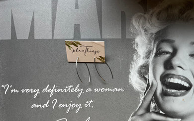 Planthings large earrings