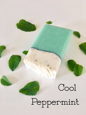 Cool Peppermint Soap Bar - Little Tree Hugger Soap