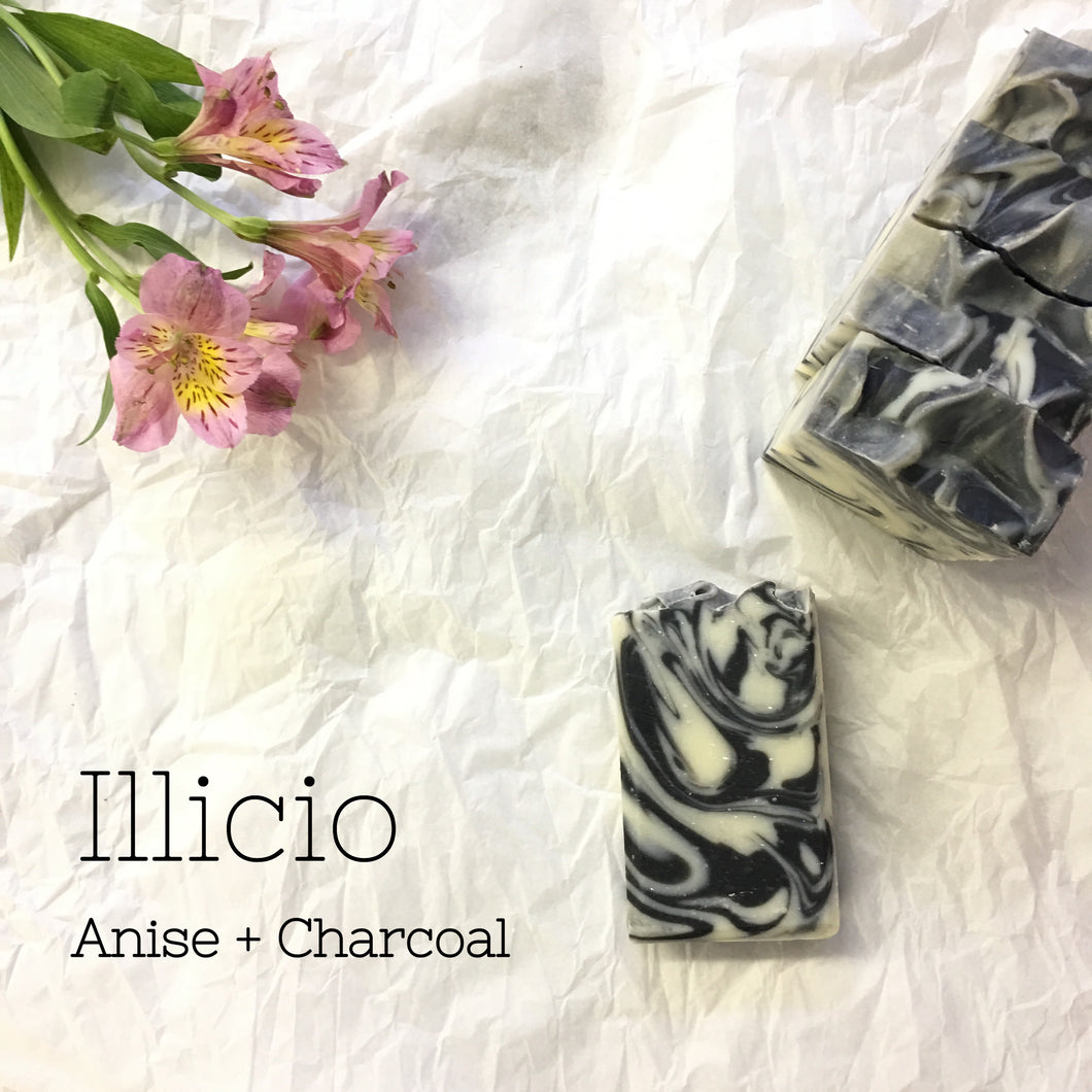 Illicio-Activated Charcoal & Star Anise Soap Bar - Little Tree Hugger Soap