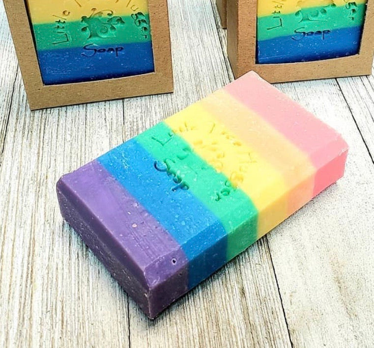 Janni Bars Cold Pressed Soap - Rainbow Soap – Faerly